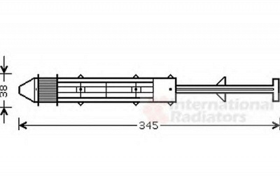 VAN WEZEL 7600d012 -  Осушитель, кондиционер